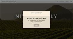 Desktop Screenshot of nivenfamilywines.com